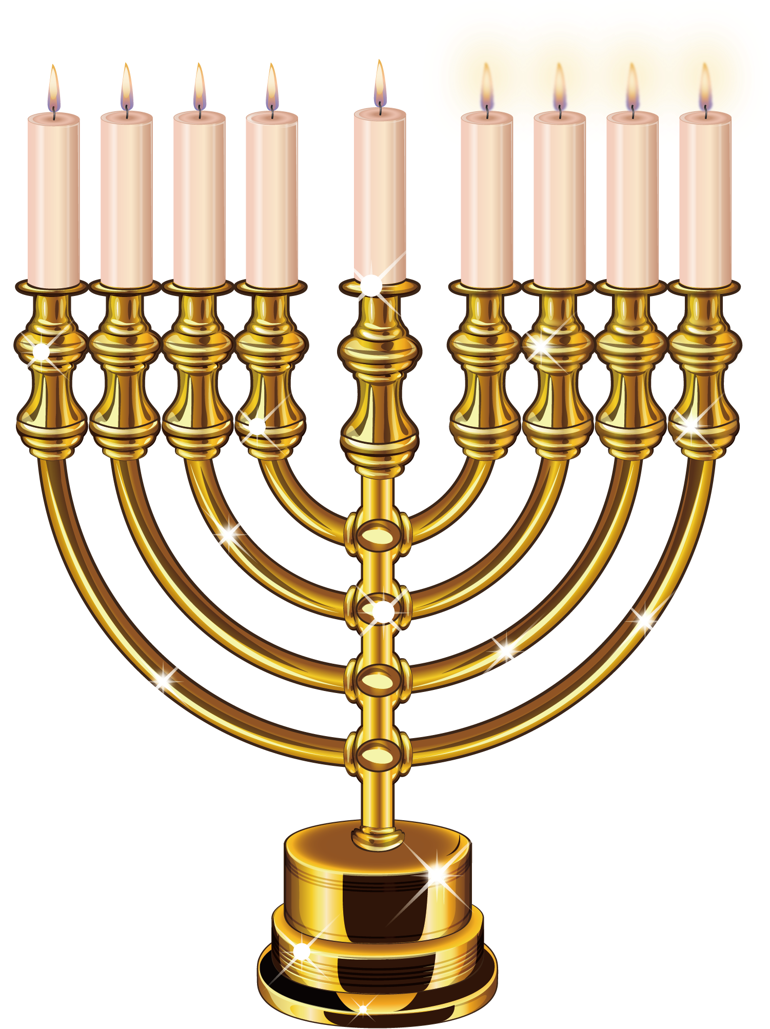 Freeuse Candle Candlestick For Free Download On - Candelabro Judío De 7 Velas (1639x2184), Png Download
