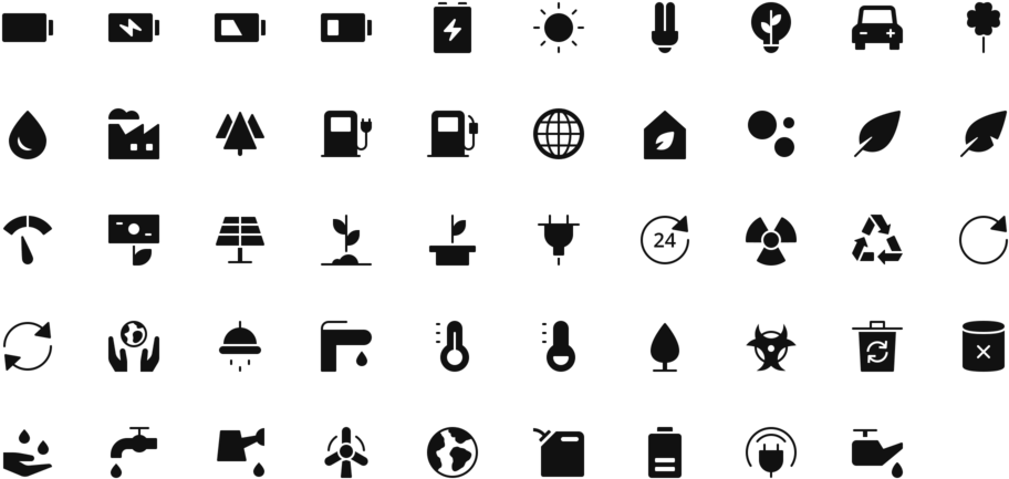 Environment Icons - Font Krungthep Free Download (960x480), Png Download