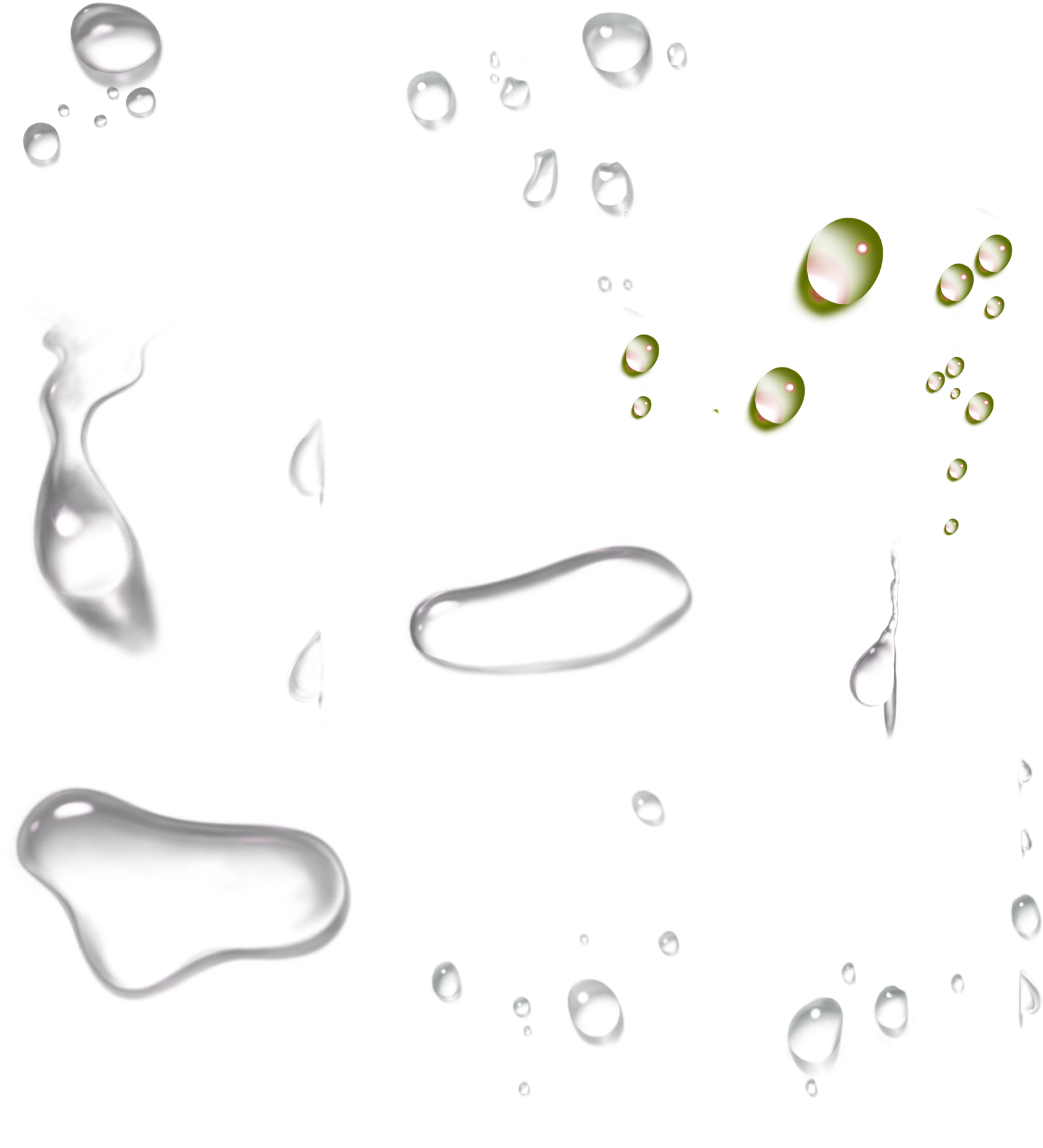 Download Computer File Water Spray Effect Element - Water Drop Float Png (1969x1969), Png Download