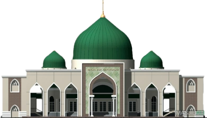 Logo Masjid Darussalam Kota Wisata (840x480), Png Download