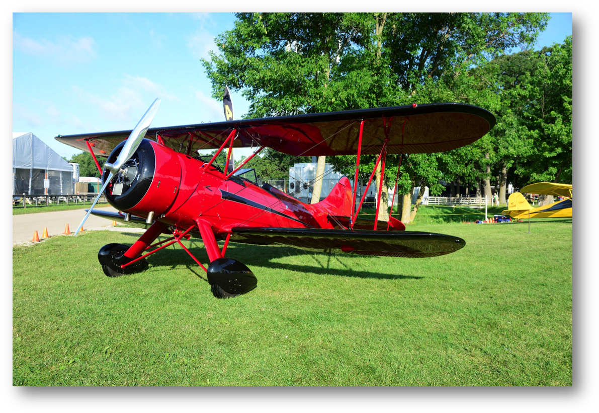 N32079, Shown Here At Vintage Interview Circle Is A - Biplane (1200x831), Png Download