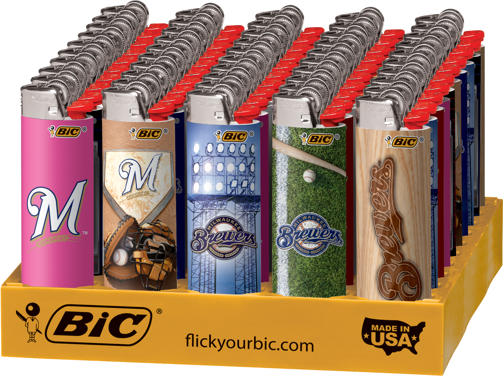 Bic Milwaukee Brewers Lighters Wholesale - Bic Fashion Lighter (1800x1333), Png Download