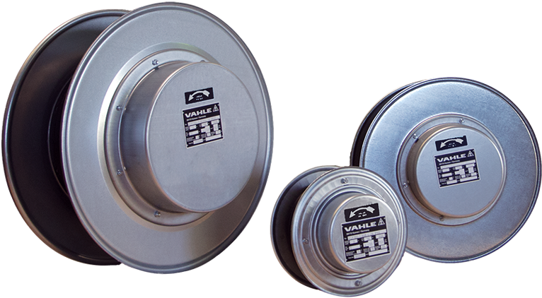 Vahle Cable Reels Are Used To Supply Power And/or Control - Gantry Crane Hose Reels (800x629), Png Download