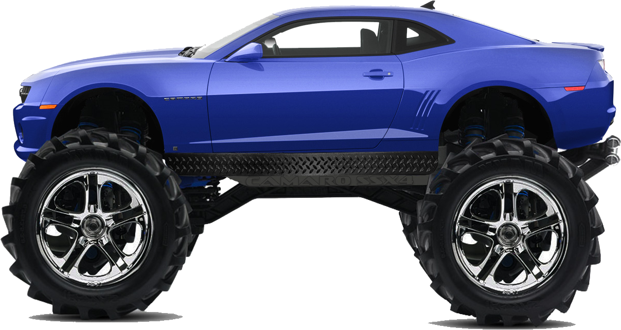 Monster Camaro Rc Png - Chevrolet Camaro 2010 Side (1280x960), Png Download