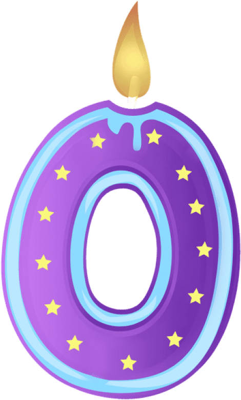 Free Png Download Zero Birthday Candle Transparent - Circle (480x790), Png Download