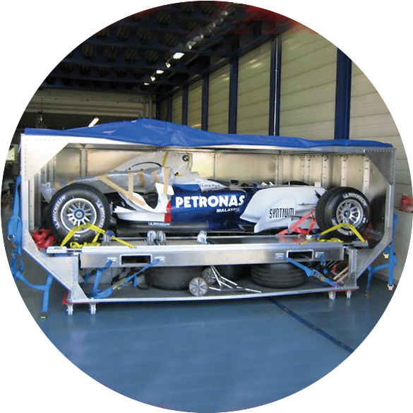 Racing-car - Do F1 Teams Transport Their Equipment (600x600), Png Download