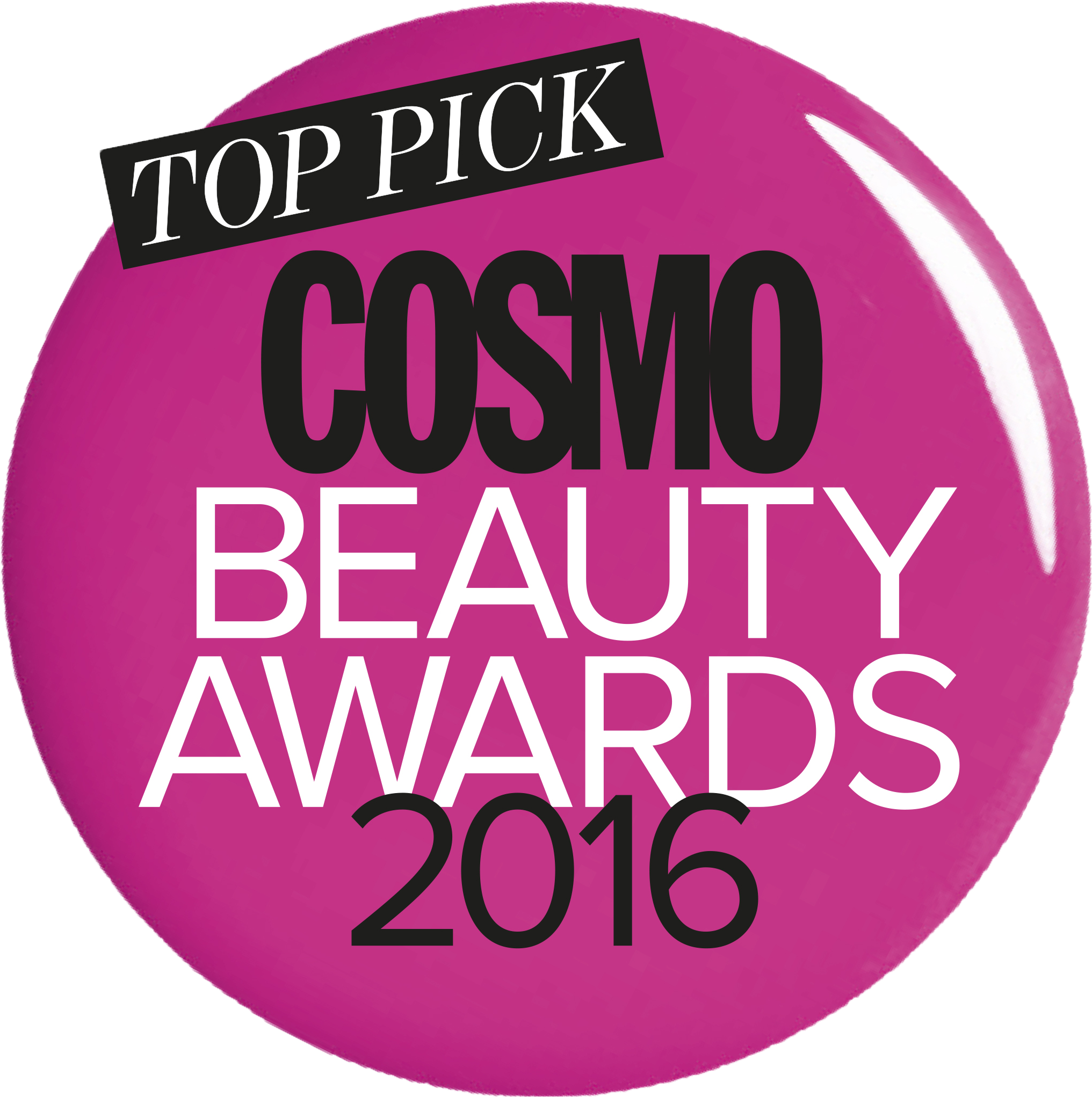 Cosmo Beauty Awards Logo Top Pick - Circle (2362x2362), Png Download