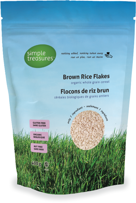 Brown Rice Flakes - Grass (1000x1000), Png Download