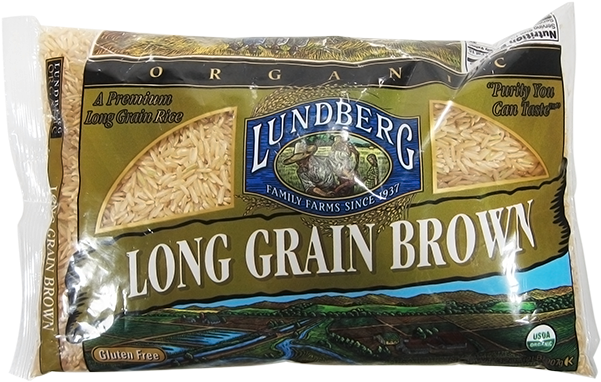 Lundberg Long Grain Brown Rice Bag-2 Lb - Sunflower Seed (650x650), Png Download