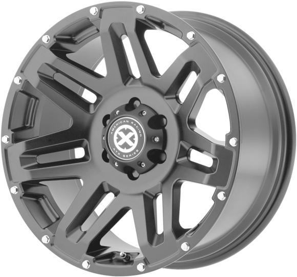 20 Inch Black Wheels Rims Hummer H2 Sut H2t American - American Racing Atx (640x640), Png Download