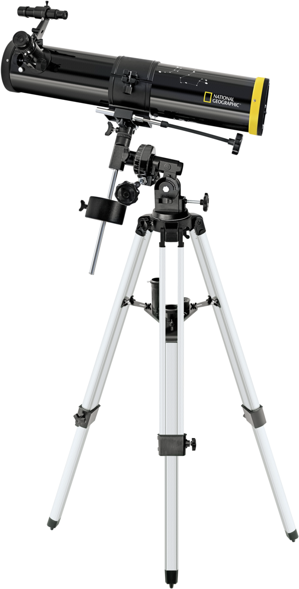 Nat Geo Reflector Telescope (635x1200), Png Download