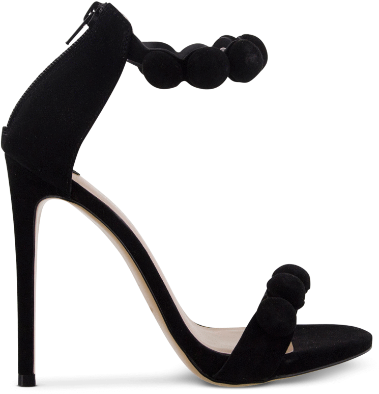 Avia Black Kid Suede Heels - Tony Bianco Avia (1000x956), Png Download
