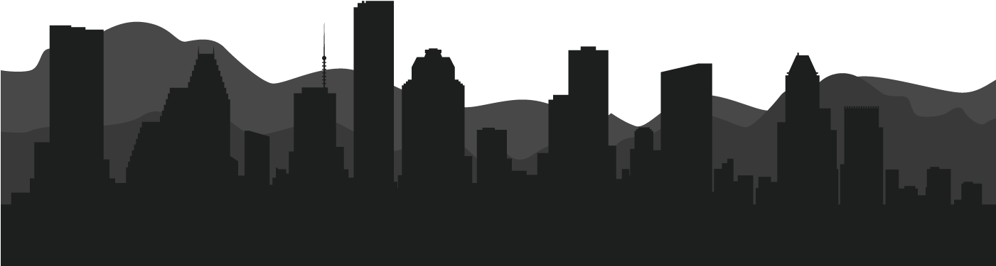 Original Size Is 1400 × 396 Pixels - Silhouette (1400x396), Png Download