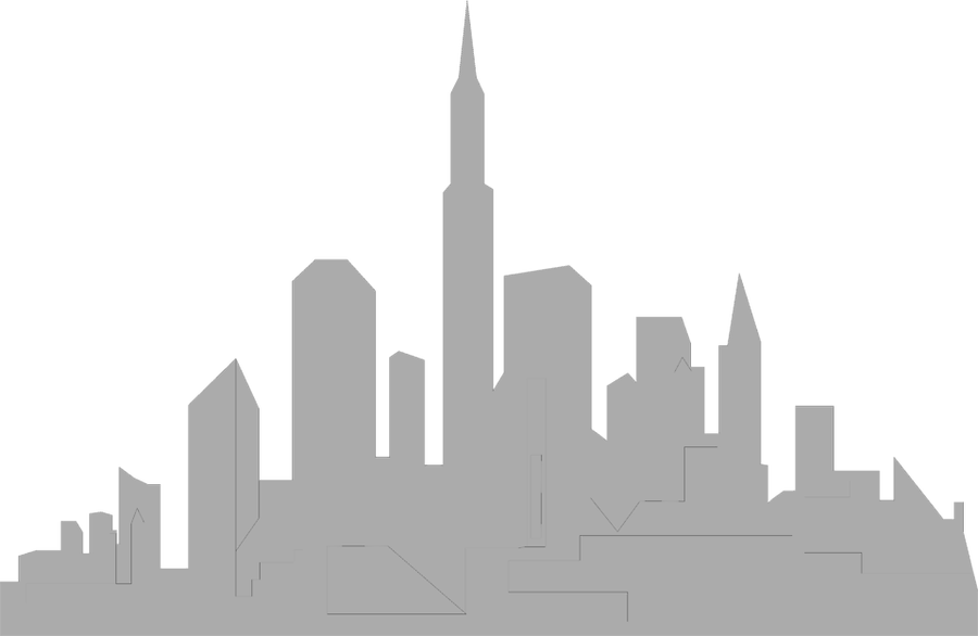 Skyscraper Clipart Transparent - City Clipart Transparent Background (900x586), Png Download