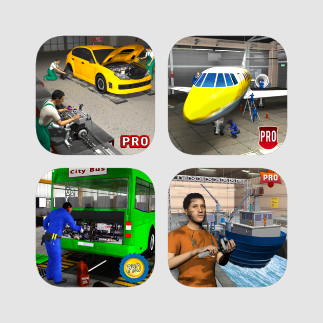 Garage Mechanic Simulator Series 4 - Van (630x630), Png Download