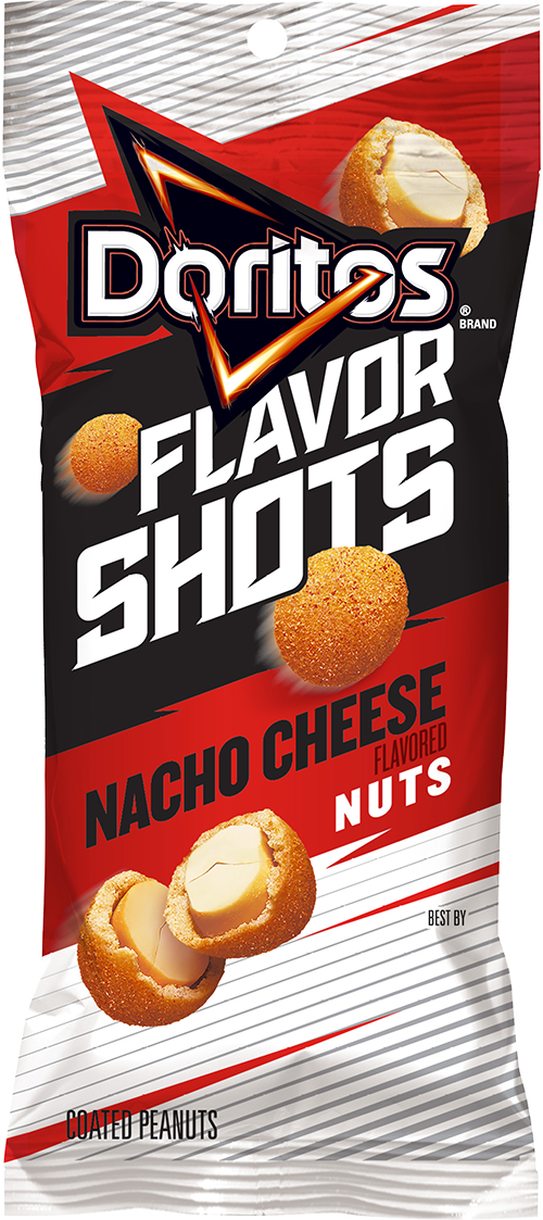Doritos® Flavor Shots Nacho Cheese Flavored Coated - Junk Food (500x1123), Png Download