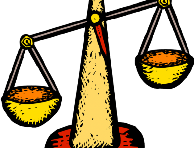 Balance Scale Clipart - Clipart Of Improvised Weighing Scale (640x480), Png Download