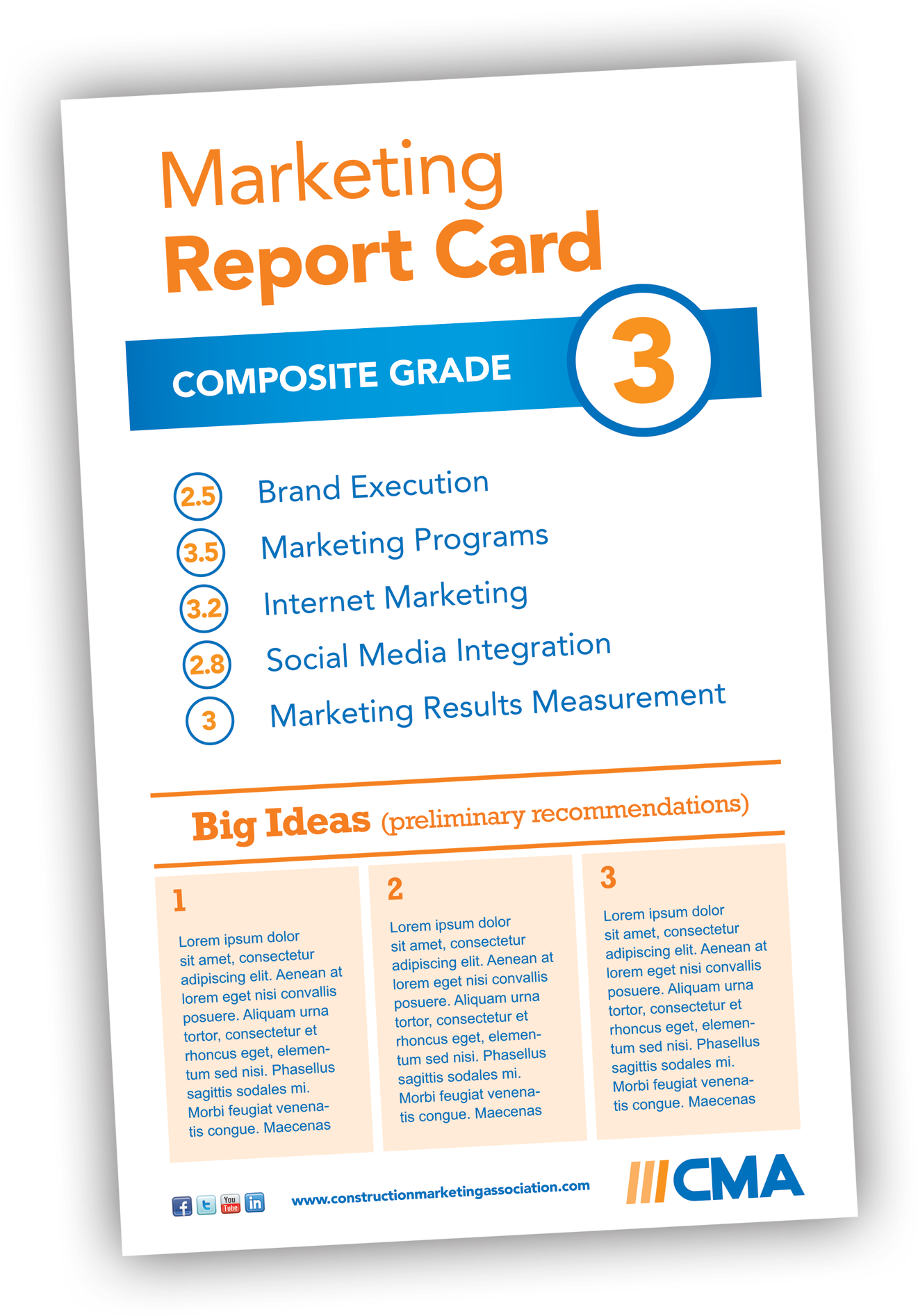 Construction Marketing Gpa - Brochure (1632x2046), Png Download