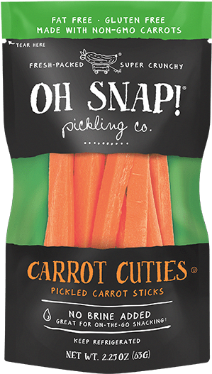 Enjoy Individually Wrapped Pickles From Oh Snap Pickles - Rhubarb (760x526), Png Download