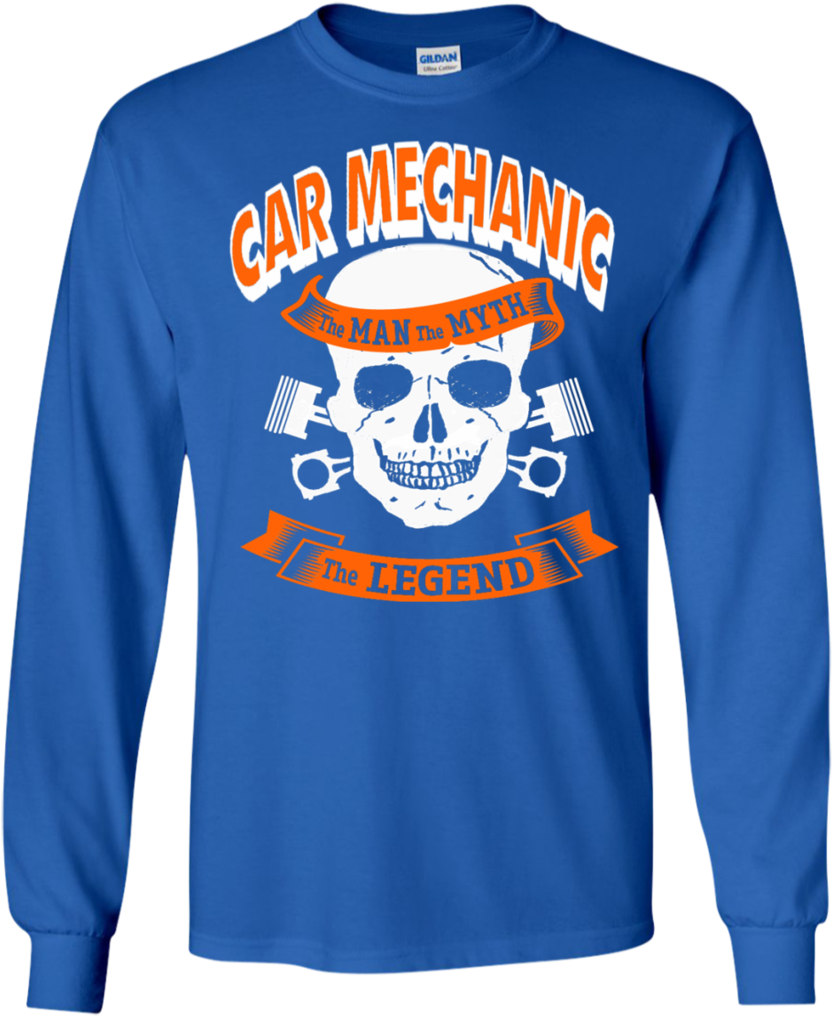 Car Mechanic The Man The Myth The Legend Ls Tshirt - Shirt (1024x1024), Png Download