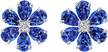 Main Navigation Section - Forget Me Not Earrings Sapphire (760x500), Png Download
