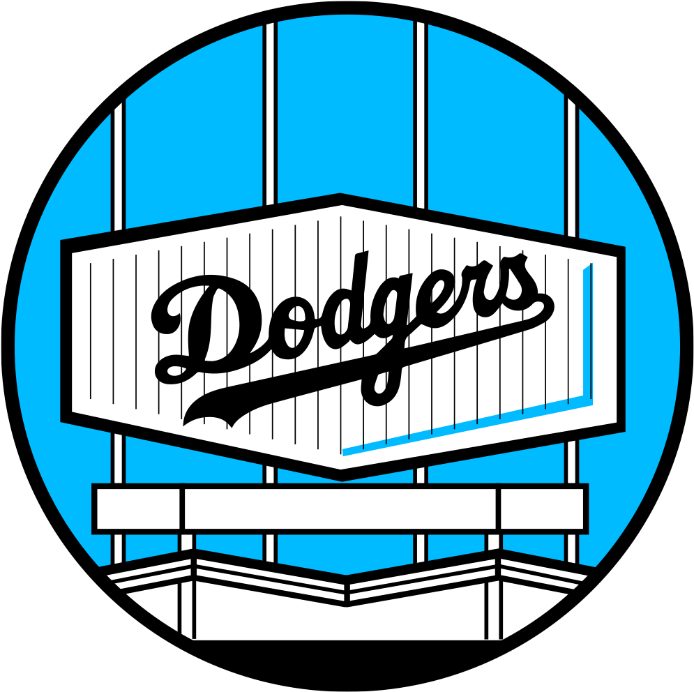 Clipart Transparent Stock How Many Mlb Parks Have You - Dodgers T Shirt White (1000x1000), Png Download