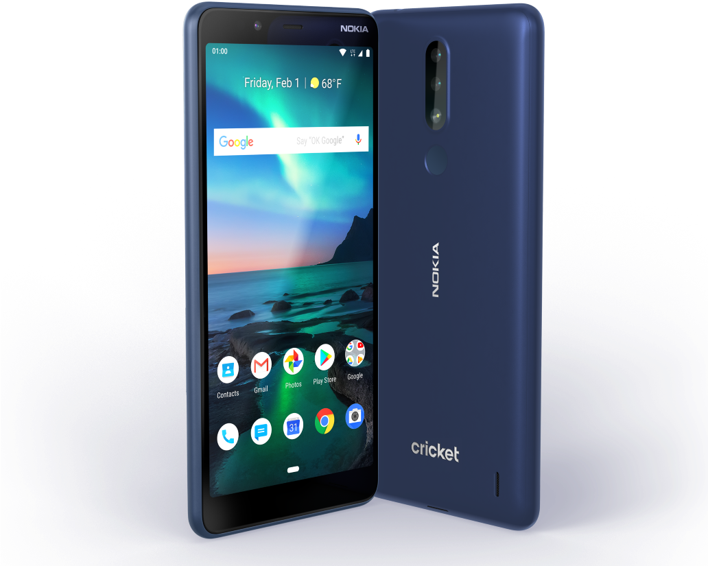 Nokia Is Back On Us Shelves - Nokia 3.1 Plus Cricket Wireless (1031x878), Png Download