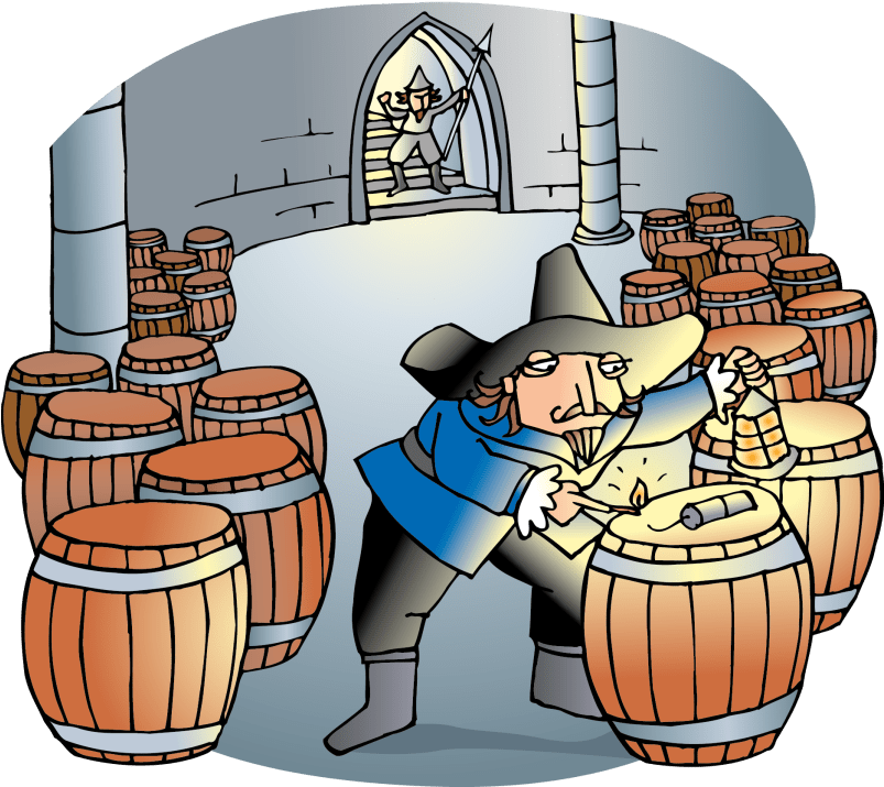 Guy Fawkes Blog - Gunpowder Plot Guy Fawkes Cartoon (802x765), Png Download