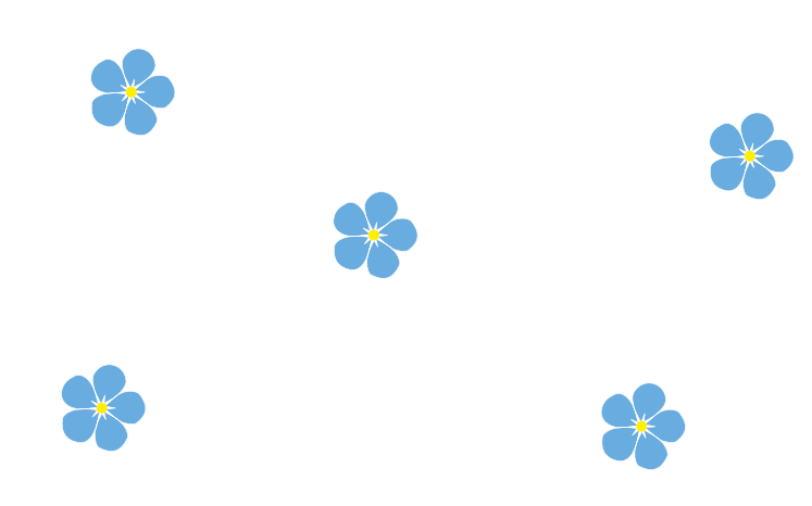 Forget Me Not Beauty White - Calligraphy (800x551), Png Download