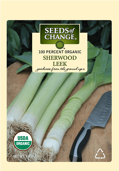 Organic Sherwood Leek Seeds - Seeds Of Change (573x573), Png Download
