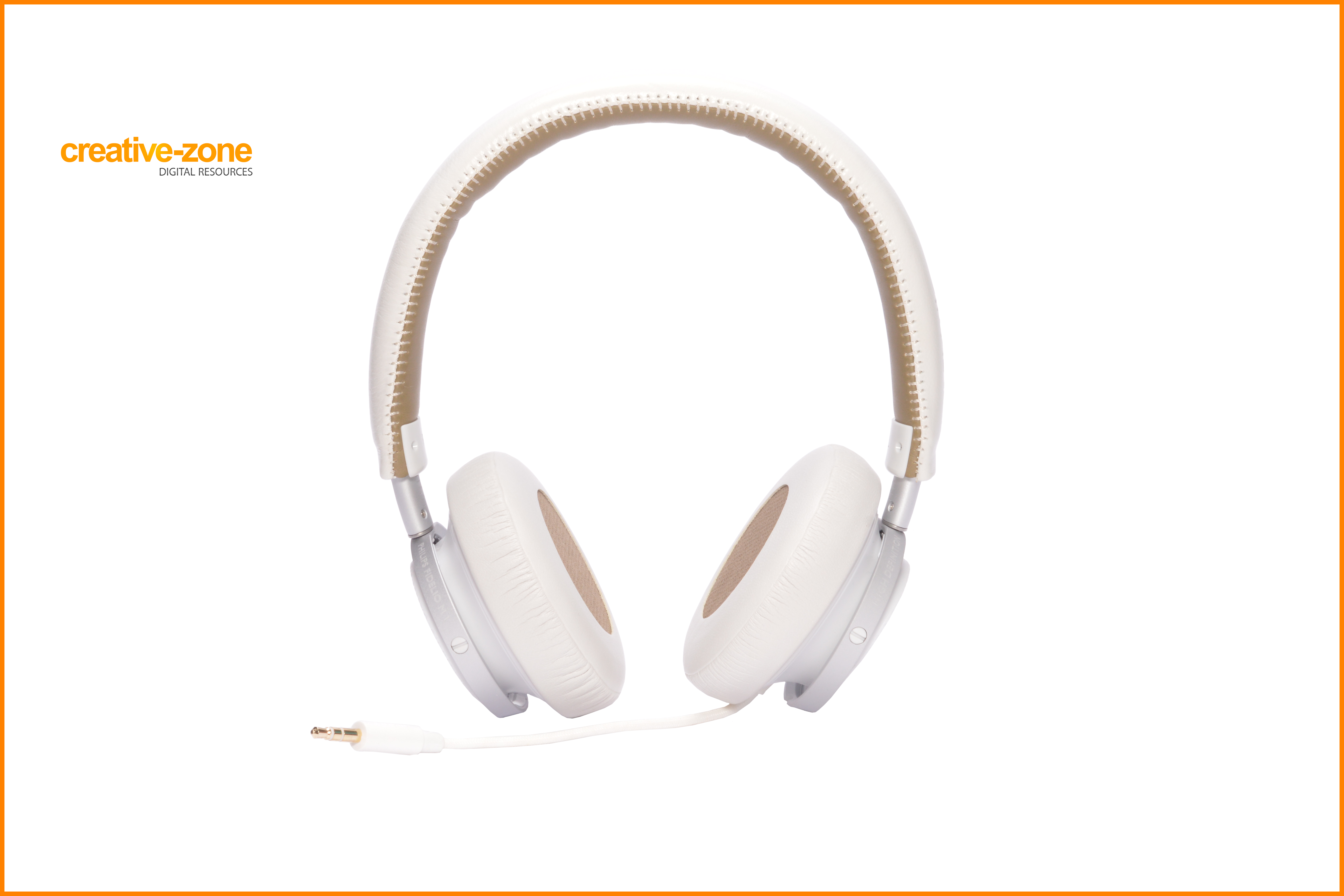 Headphones On-ear Headband Headset White Philips Fidelio - Headphones (6030x4020), Png Download