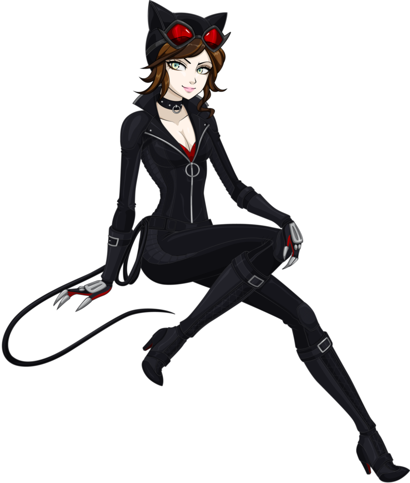 Cat Burglar Clipart - Anime Female Cat Burglar (824x970), Png Download