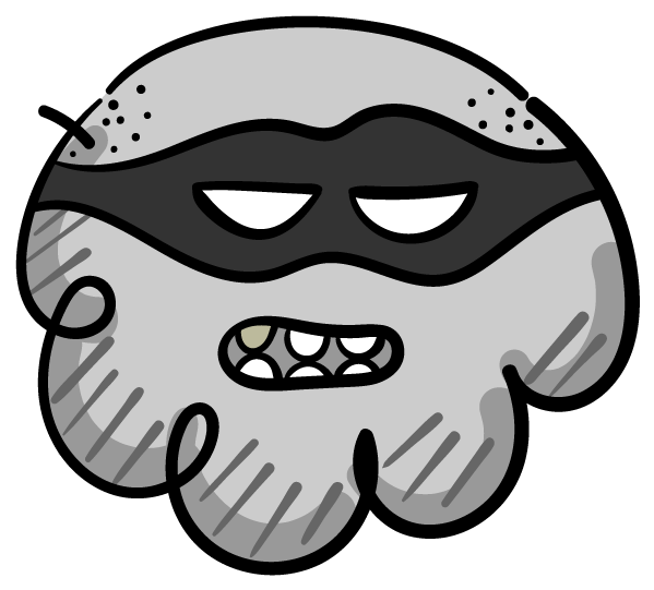 Dust Buddies Burglar (618x618), Png Download