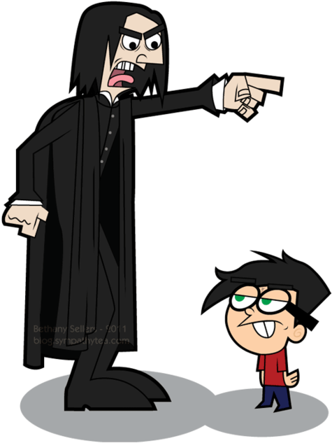 Harry Potter Fairly Oddparents (500x656), Png Download