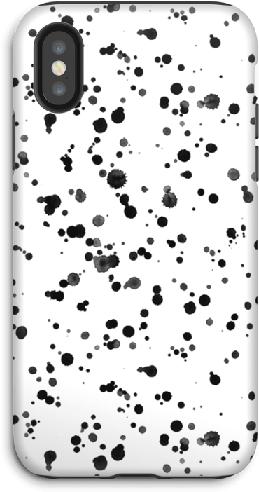 Paint Drops Case Iphone X Tough - Mobile Phone Case (499x800), Png Download