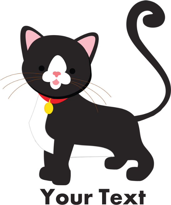 Favorite - Black Cat (700x700), Png Download