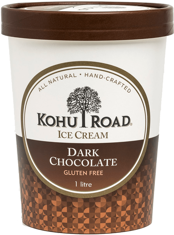 Kohu Road Dark Chocolate Ice Cream Gluten Free 1 Litre - Kohu Road (800x800), Png Download