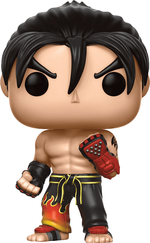 Jin Kazama Vinyl Figure (new) - Funko Pop Jin Kazama (501x813), Png Download