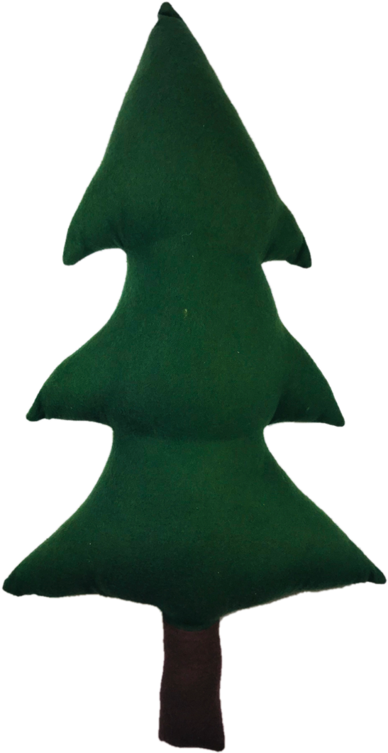 Evergreen Tree Pillow - Christmas Tree (1060x1060), Png Download
