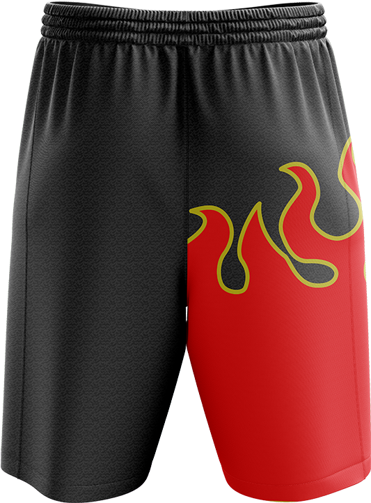 Tekken Jin Kazama Red Flame Cosplay Beach Short Fullprinted - Board Short (1024x1024), Png Download