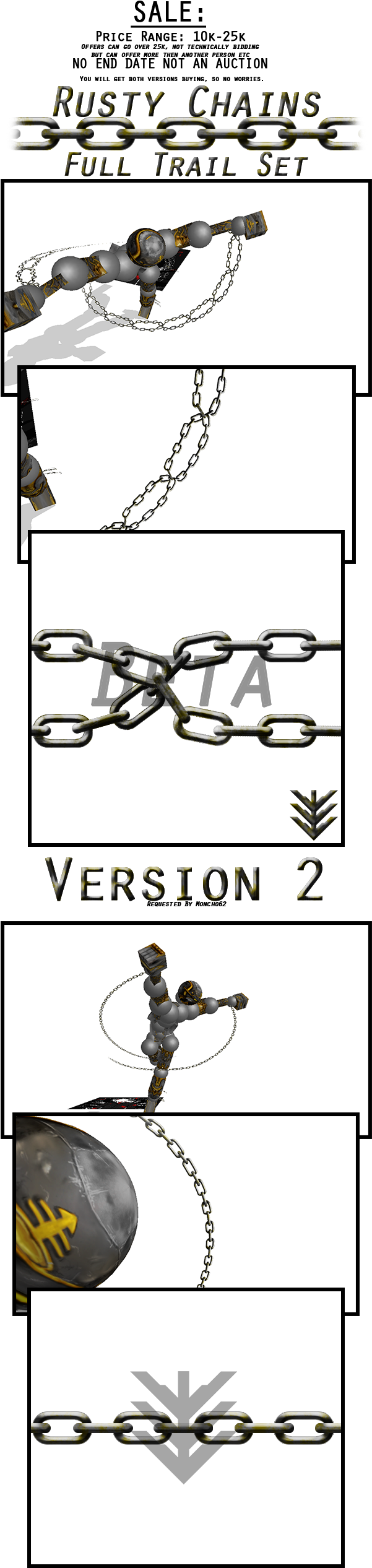 Sold To Angelic For 25,000tc - Chain (600x2584), Png Download