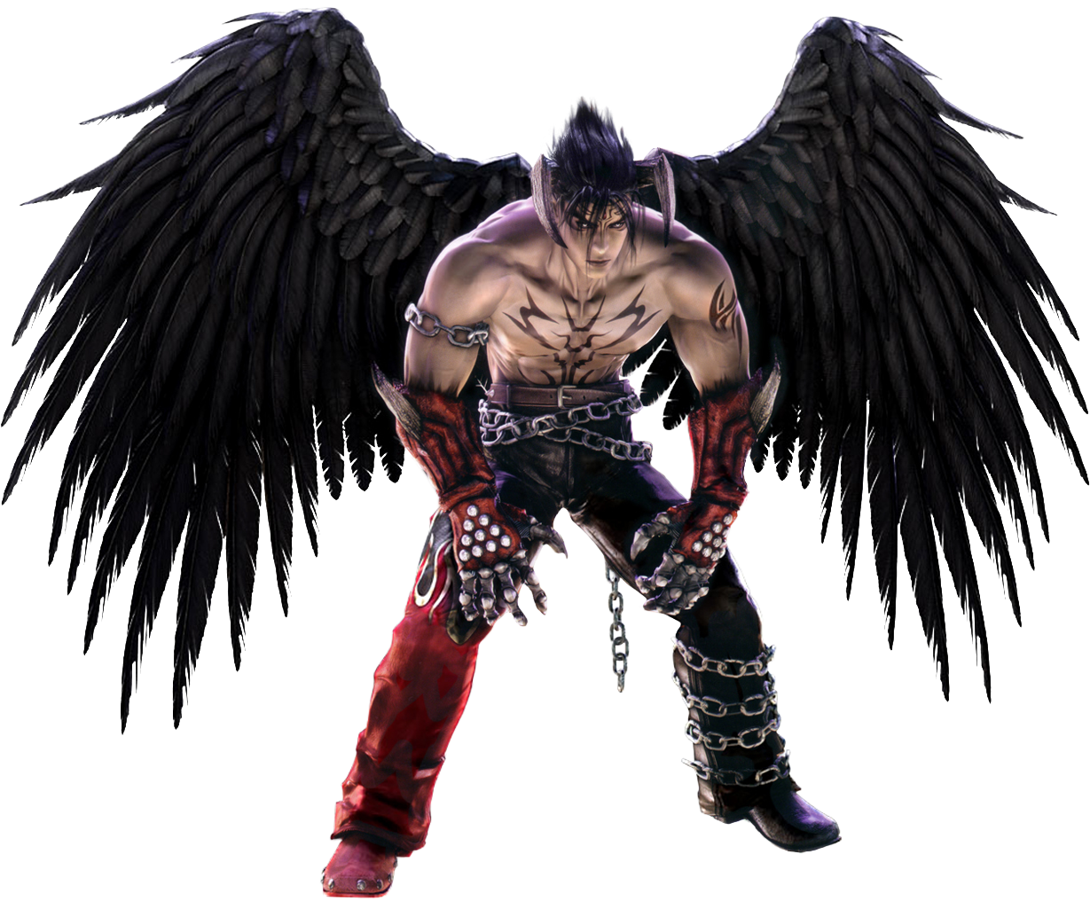Disfruta De Los 20 Renders De Tekken Con Tus Personajes - Devil Jin Tekken (1300x1024), Png Download