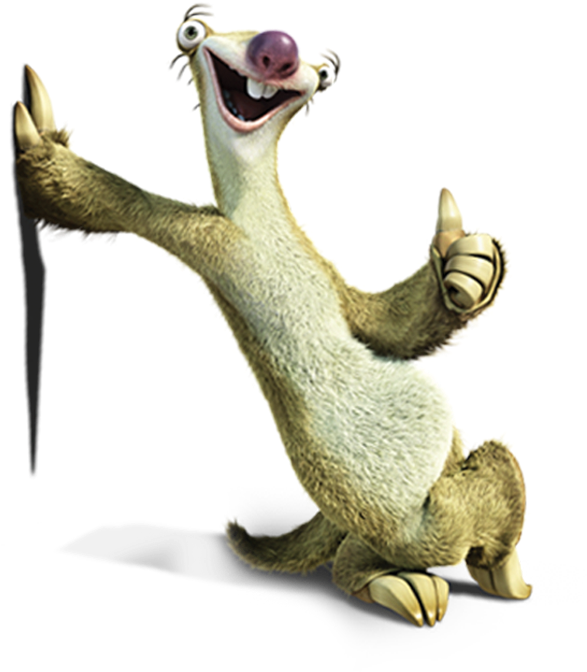 Sid Era Do Gelo Png - Ice Age (595x842), Png Download