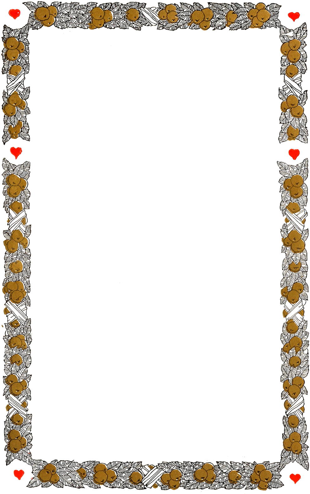 Photoshop Frame Png - Gingerbread Frames Png (1013x1600), Png Download