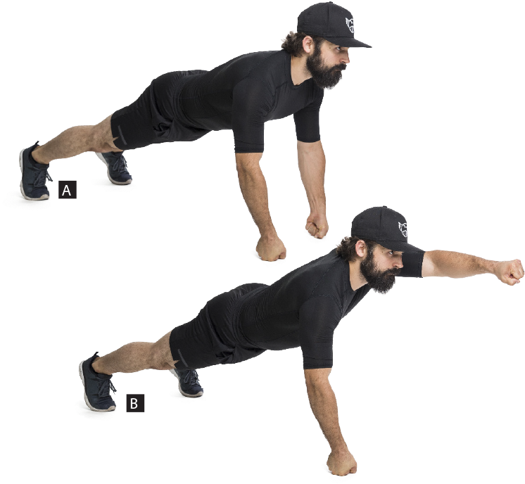 5/ Punch Crunches - Press Up (967x700), Png Download