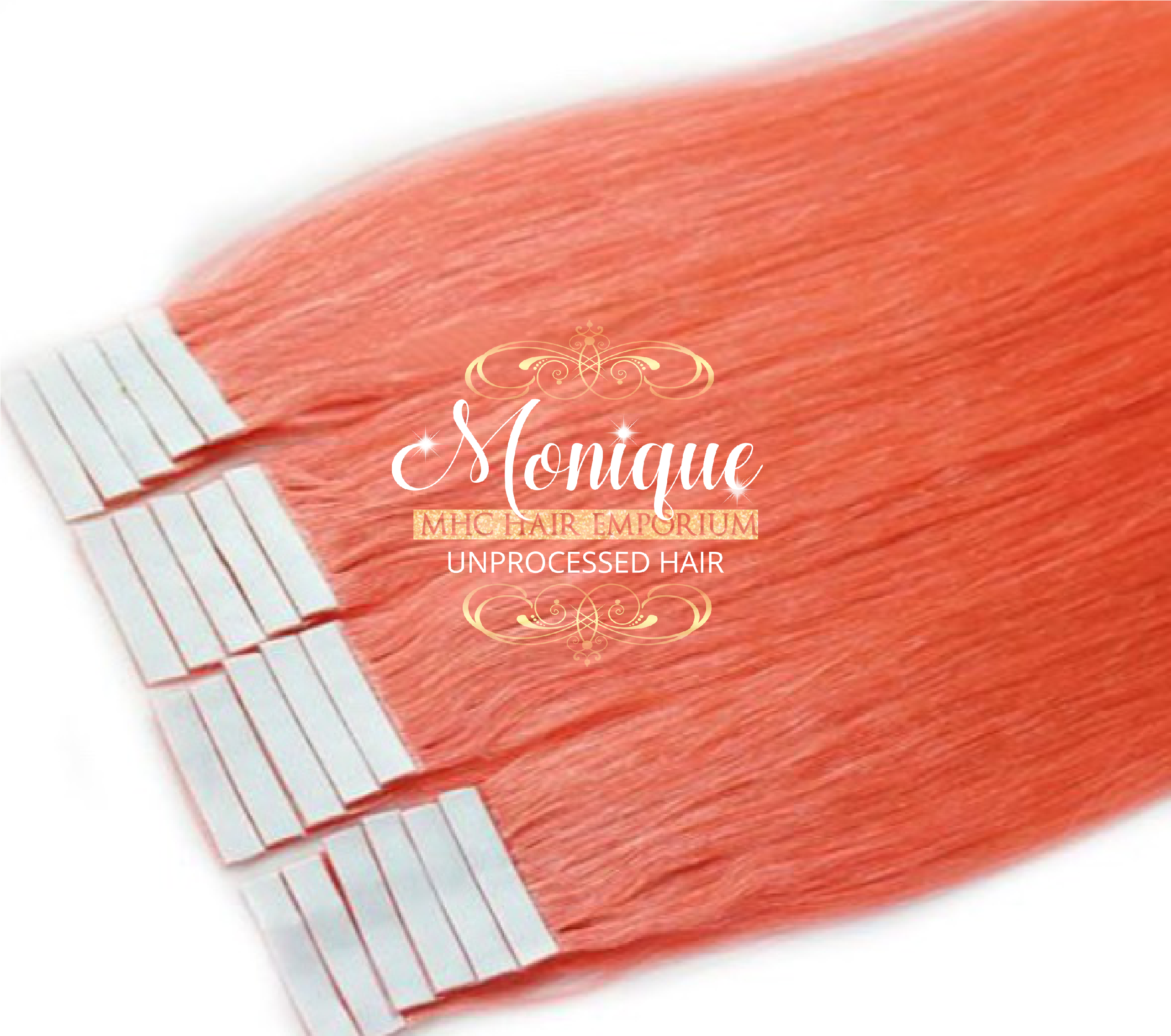 Pink Tape-in Extensions - Makeup Brushes (2882x2550), Png Download