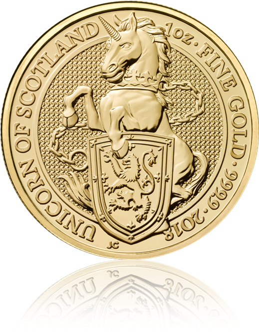 The Queens Beasts "the Unicorn Of Scotland" - Unicorn Of Scotland Coin (800x800), Png Download