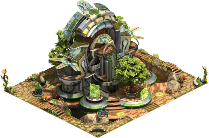 Http - //foezz - Innogamescdn - Ss Futureera Townhall - Forge Of Empire Future (697x463), Png Download