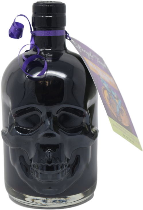Halloween Skull Bottle - Glass Bottle (600x800), Png Download