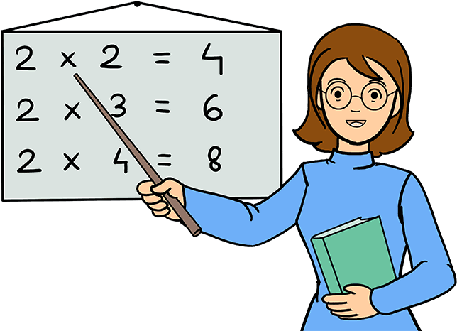 How To Draw Teacher - Easy Drawing Of Teacher (680x678), Png Download